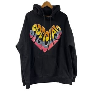 Lizzo Special Hoodie 2X-Large Black Pullover Glitter Tour Merch